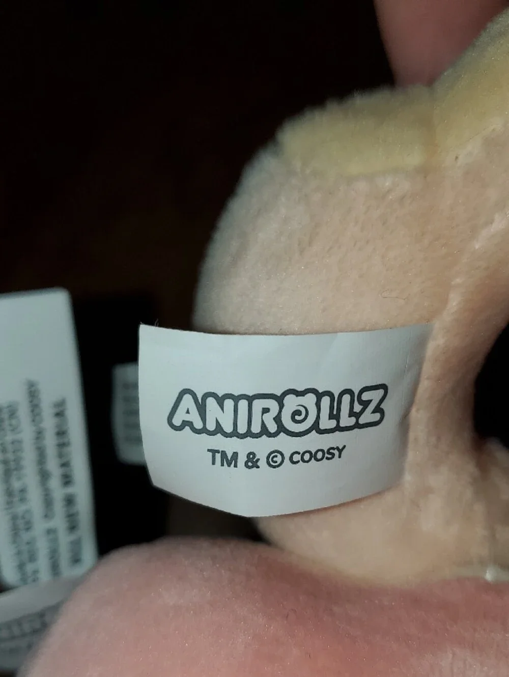 Anirollz Squishy Kitty Cat Donut Plush Keychain